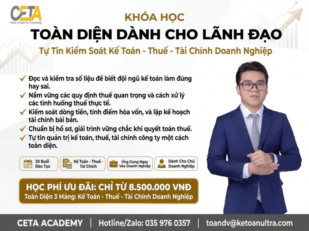 Khóa Học Toàn Diện Dành Cho Lãnh Đạo Doanh Nghiệp